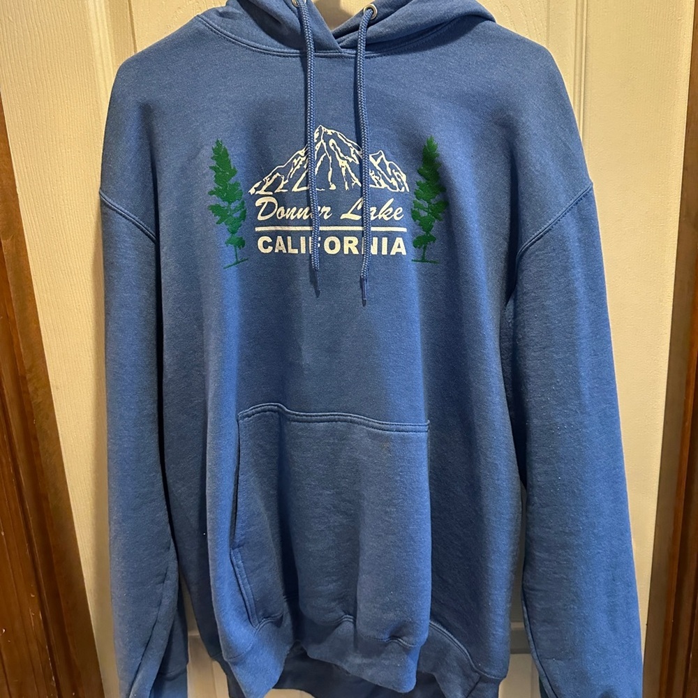 Blue Donner Lake California Hoodie